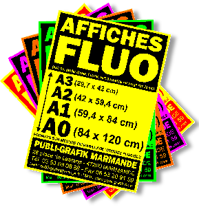 affiches fluo